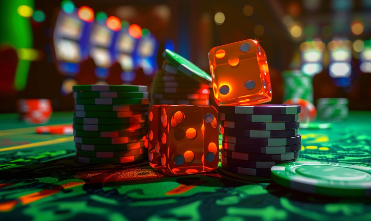 Studio live dealer Lightning Dice di platform garudajitu dengan tiga dadu dan dealer profesional
